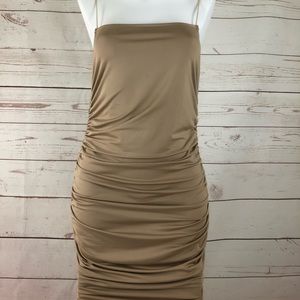 Bodycon midi dress spaghetti strap large